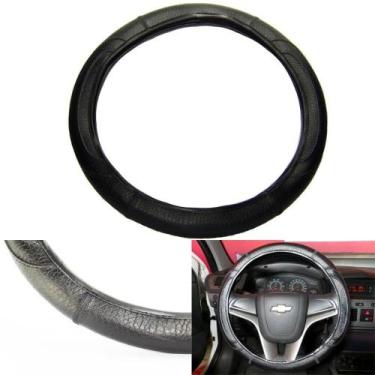 Imagem de Capa de Volante Preta com Costura Preta Novat N85PRN