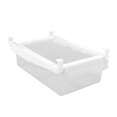 Imagem de Yinhing Porta de Ovo para Geladeira, Organizador de Geladeira Com Manípulo Estendido Libe de Organizador de 1 Armazenamento de para Bebidas, Legumes, Carne, Ovos, Frutas (Caixa de vegetais de frutas)