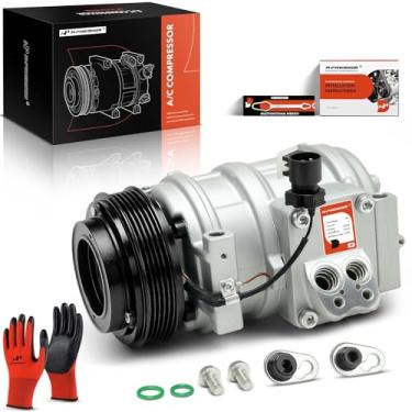 Imagem de A-Premium Compressor De Ar Condicionado Premium Com Embreagem Compatível Bmw E36 323I 323Is 325I 325Is 325Ix 328Is, 525I 525It 530I 540I, 740I 740Il 750Il, 840Ci 850I, M3, Somente 10Pa17C