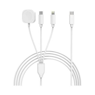 Imagem de Carregador Sem Fio Magnético Tipo-C Para Apple Watch Cabo De Carregame