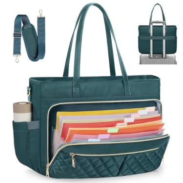 Imagem de Bolsa Tote Teacher de 15,6 polegadas para laptop para mulheres pasta profissional