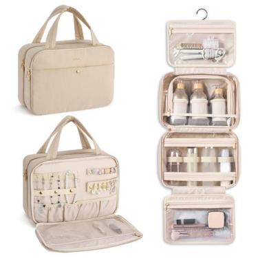 Imagem de Bolsa de higiene pessoal de viagem Hanke Hanging para mulheres com com