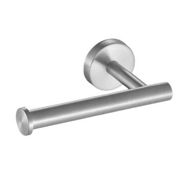 Imagem de Conjunto de acessórios para banheiro com barra de toalha prateada, toalheiro de aço inoxidável 304, suporte para papel higiênico, suporte para sabonete líquido, acessórios opcionais para banheiro, su