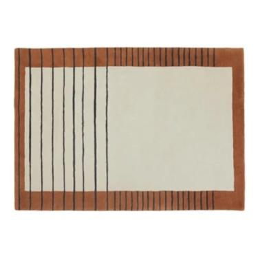 Imagem de Tapete minimalista lavável e felpudo para sala de estar, tapete macio e fofo para decoração de quarto, tapete geométrico (60 x 90 cm (23 x 35 pol.) / jds-250723002252)