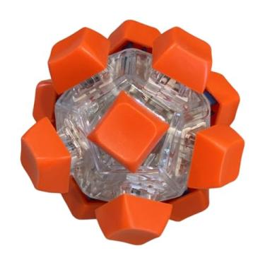 Imagem de Luwecf Mini Clicker de Teclado, Ferramenta Sensorial para Engajamento No Trabalho E Aprendizado, Laranja Vermelho