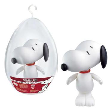 Imagem de Boneco Snoopy Peanuts no Ovo de Páscoa Médio em Vinil 22cm Líder Brinq