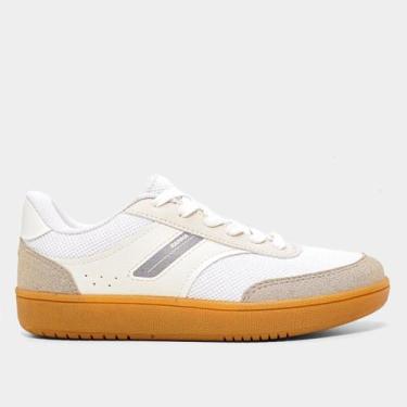 Imagem de Tênis Rainha Castle III Feminino, Branco, Bege, 35