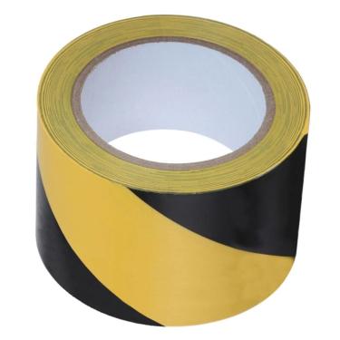 Imagem de Fita de Demarcação de Área Zebrada 70mm x 200 Metros - 870 - ADERE