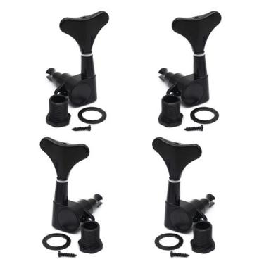 Imagem de Teclas de afinação de baixo MAXCHEER 1:19 Gear Ratio Black