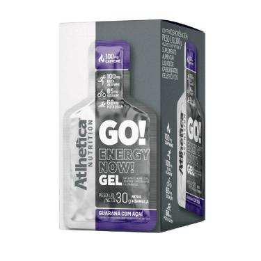 Imagem de Display Gel Go! Atlhetica Nutrition Energy Now 10 Unidades Sachê - 30g-Unissex