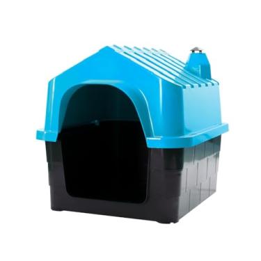 Imagem de Conforto para seu Pet - Casa para Cachorro e Gato, Casinha Macia e Aconchegante como um Abrigo Seguro(Azul,Número 2 - Pequena)