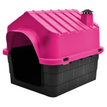 Imagem de Conforto para seu Pet - Casa para Cachorro e Gato, Casinha Macia e Aconchegante como um Abrigo Seguro(Rosa,Número 1 - Pequena)