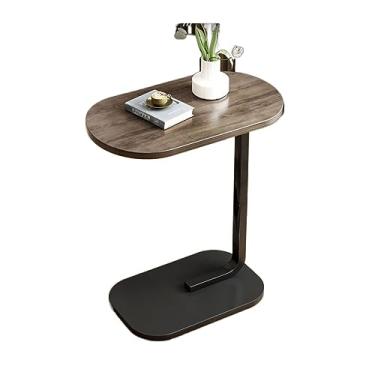 Imagem de Mesa de centro de design simples mesa de canto de sofá moderna sala de estar mesa de café bancada de madeira quarto doméstico mesa de canto de leitura minimalista mesa lateral para sala de estar (cor