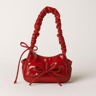 Imagem de Bolsa Feminina De Ombro Alça Franzida Elegante Festa Balada - Alwy