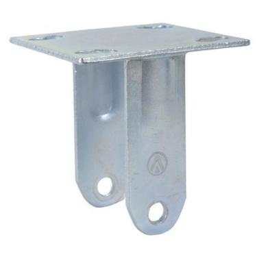 Imagem de Suporte Fixo para Rodizio Industrial - 5 Pol - 400Kg - Ajax