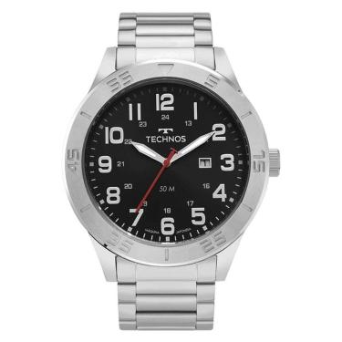 Imagem de Relógio Technos 2115Nao/1P Masculino Analógico Militar Pr