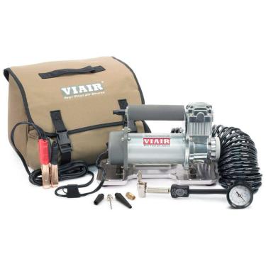 Imagem de Compressor de Ar 400P Mini Automotivo, portátil, 150 PSI, 12V DC, s com manômetro, VIAIR 40043, Marrom Claro