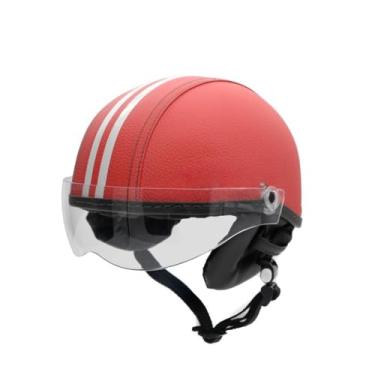 Imagem de Capacete Bike e Scooter Elétrica - Segurança Premium, Design Inovador e Conforto para Patinetes e Skates (G - VESTE 59/60,Vermelho)