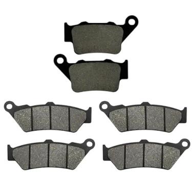 Imagem de GRJQRKHZ Pastilhas de freio de motocicleta para B&MW F800Gs 2008-2009 Pastilhas de freio dianteiras e traseiras de motocicleta