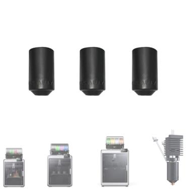 Imagem de Meias de silicone Creality K2/K2 Pro/K2 Plus Hot End (3 peças), 16 × 18,53 × 27,95 mm, capa de proteção contra quebra de calor original para impressora 3D