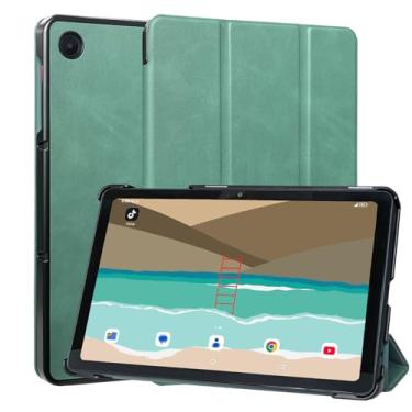 Imagem de DMLuna Capa para T-Mobile Revvl Tab 2 25.7 cm (modelo: 9185W, versão 2025), capa magnética ultrafina e leve com suporte triplo (NÃO SERVE PARA REVVL TAB 5G 26.3 cm 2023), verde