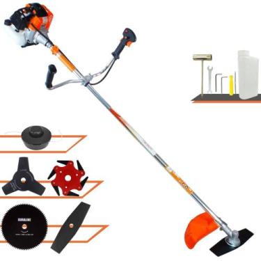 Imagem de Roçadeira Cortador de Grama Vulcan VR430-S À Gasolina 2T 43cc 1,7HP Al