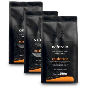 Imagem de Café Cafezale em Grãos Equilibrado Kit 3 Pacotes de 250g