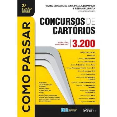 Imagem de Como Passar em Concursos de Cartorio - 3.200 Questões Comentadas - 03Ed/22