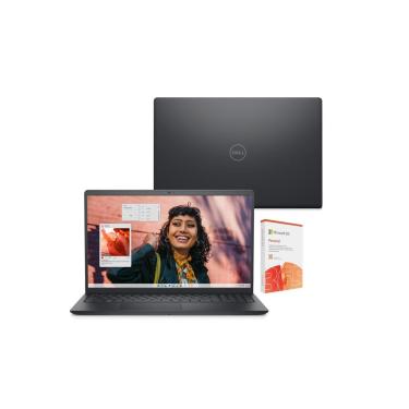 Imagem de Notebook 15,6" Full HD Dell Inspiron I15-I3100-A15P Windows 11 Intel Core i3 8GB DDR4 512GB SSD Preto + Microsoft 365 Personal