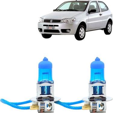 Imagem de Lâmpada Super Branca H3 12v 55w Box Acrílico 8500k Universal - AMC