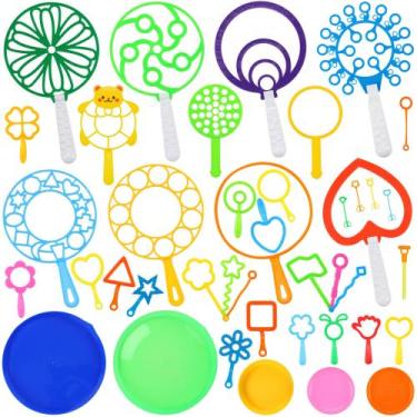 Imagem de Bubble Wands Set Oun Nana 38 peças de varinhas grandes com bandeja par