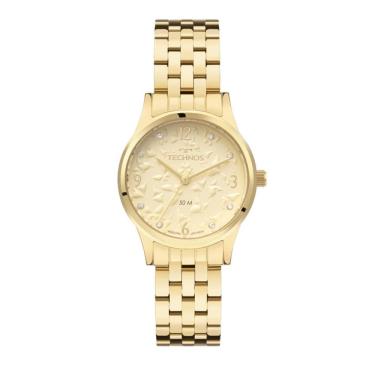 Imagem de Relógio Technos Feminino Ref: 2036nbn/1x Fashion Dourado