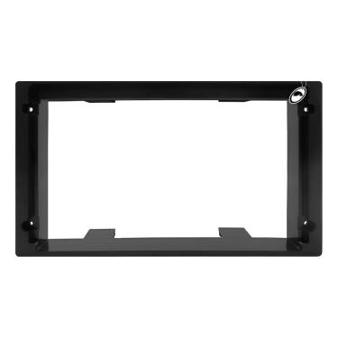 Imagem de Moldura De Painel 2 Din 9" ou 10" Polo 2003 à 2011 e Golf 1999 a 2013 Preto
