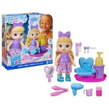 Imagem de Boneca baby alive sudsy styling loira - hasbro f5112