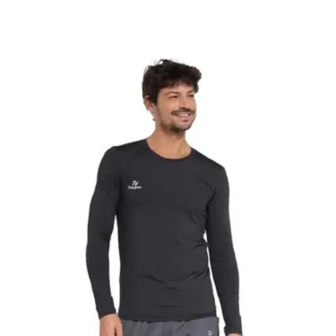 Imagem de Camiseta Topper Termica Classic New - Preto