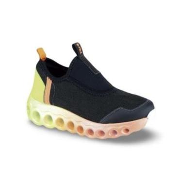 Imagem de Tênis Infantil Menina Bibi Roller Sport Preto com Amarelo-Masculino