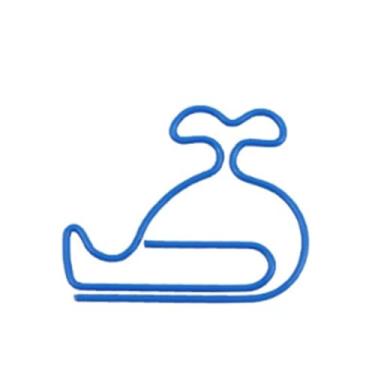 Imagem de 50 peças de clipe de papel de baleia mini clipes de papel fofos acessórios ideia presentes para leitura de livros documentos biblioteca escolar notas escritório casa mesa para mulheres homens