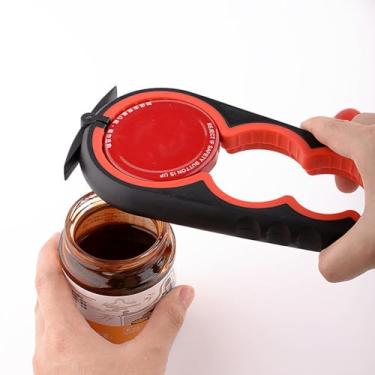 Imagem de Abridor de frascos – abridor de garrafa e abridor de latas, abridor de frascos Mutil tira as tampas facilmente
