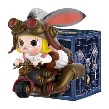 Imagem de Boneco de ação POP MART Molly Steam Punk Animal Bike Series