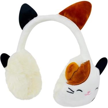 Imagem de Protetores de ouvido macios de pelúcia Squishmallows Cam, aquecedor de ouvido de inverno para meninas com orelhas 3D, multi, tamanho único, Multi, tamanho nico