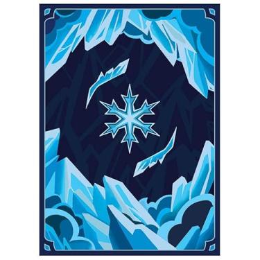 Imagem de Fantasy North - Ice - Elements Series II - 100 capas de cartas TCG foscas texturizadas - Serve para Pokémon Magic MTG Commander e outros jogos de cartas - Capas de baralho