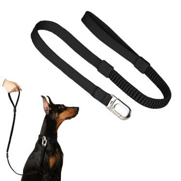 Imagem de BuddyArmor Coleira ultra confortável para cães, macia, acolchoada, alça confortável, clipe de liga elástica para absorção de choque, para caminhadas ao ar livre, corrida para cães pequenos, médios e