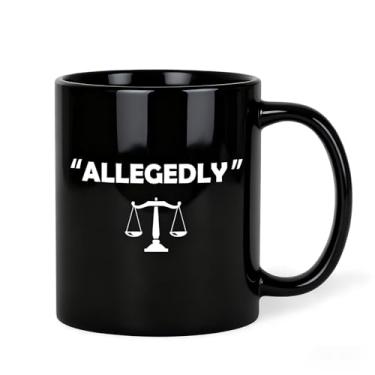 Imagem de Jogskeor Presentes de advogado para homens, caneca de café alegadamente 325 ml, presentes de aniversário de formatura de Natal para advogado estudante de direito advogado paralegal