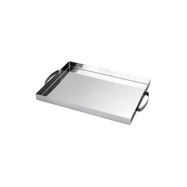 Imagem de Bandeja Retangular Brinox Bergen Premium 3x28x45cm Aço Inox