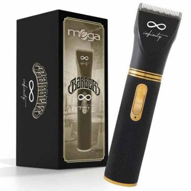 Imagem de Máquina De Cortar Cabelo Mega Infinity Usb - Mega Profissional, Preto,