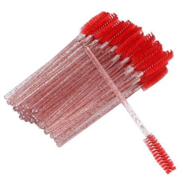 Imagem de Kit Escovinhas Cílios Alongamento Sobrancelha Rimel Descartável - NoBr