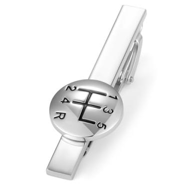 Imagem de HONEY BEAR Barra de prendedor de gravata masculina para carro, retrô, 5,4 cm para presente de casamento de negócios de tamanho normal, 5,4 cm