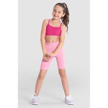 Imagem de Bermuda ciclista infantil menina em cotton Brandili-Feminino