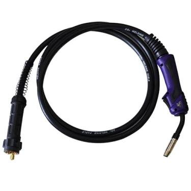 Imagem de RIVERWELD 15AK MB15 Tocha completa 002.0449 Peças compatíveis para BINZEL Conjunto de cabo de tocha de soldagem MIG MAG resfriado a ar 16 mm2 3 m de comprimento (3 m)