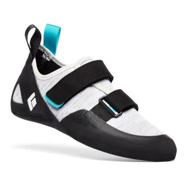 Imagem de BLACK DIAMOND Sapatos femininos de escalada Momentum | Cabedal de malha projetada | Sola de borracha de 4,3 mm | Conforto respirável o dia todo, Liga preta, 8 Narrow